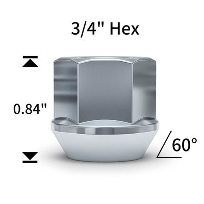 White Knight Wheel Nut 4 Piece 213074