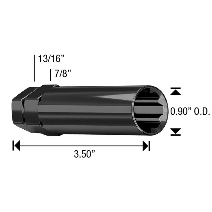White Knight Wheel Nut 238001
