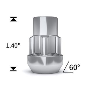 White Knight Wheel Nut 5 Piece 340405-5 for Ford Bronco II