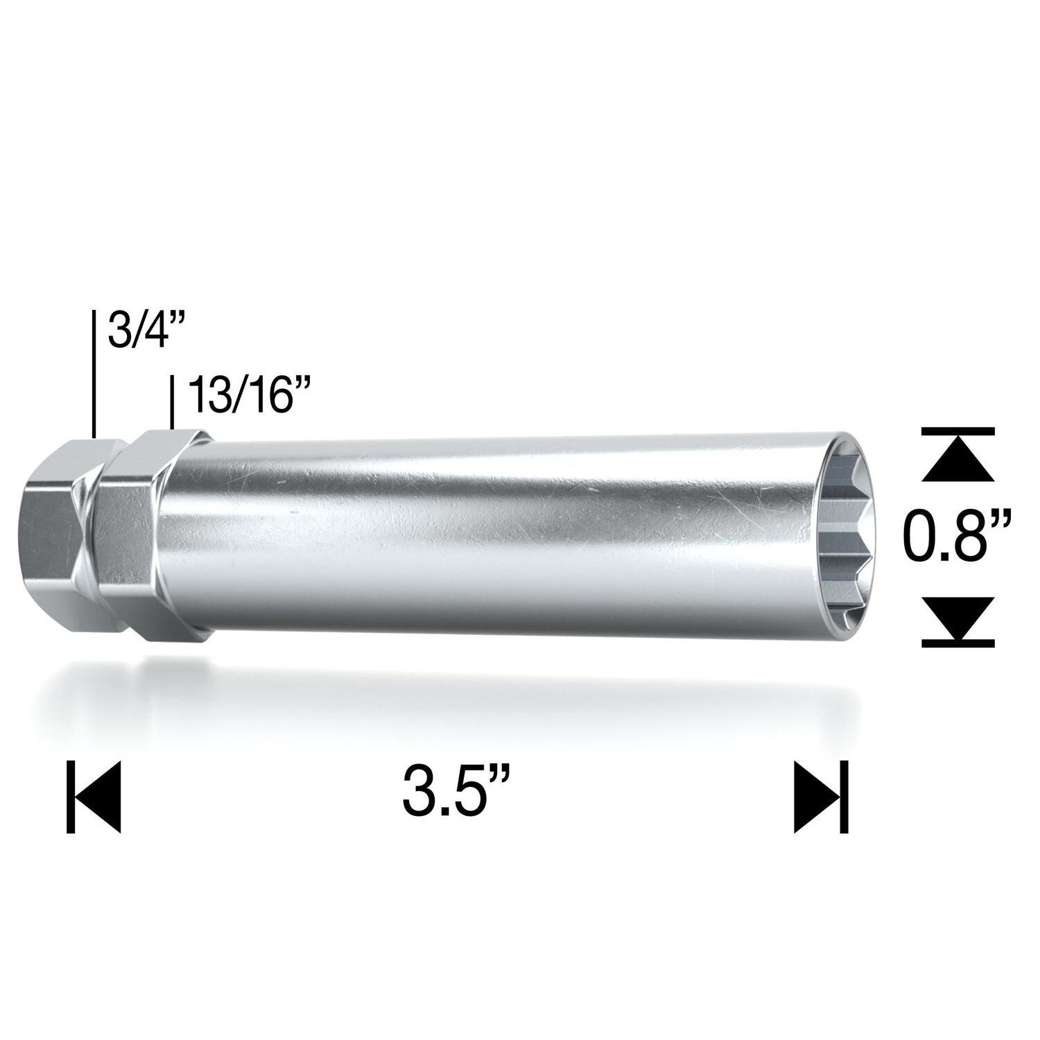 White Knight 10 Spline Key Adapter
