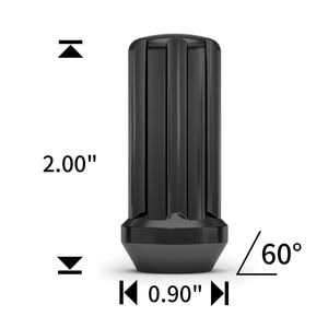 White Knight Wheel Nut 3809LBK-24K for Ford F250 Super Duty