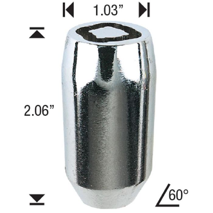 White Knight Wheel Lock Key Locking Lug Nuts 40930AZ