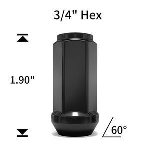 White Knight Wheel Lug Nut 519094 for Chevrolet Malibu