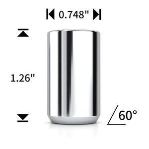 White Knight Wheel Nut 20 Piece 748700 for Hyundai Veloster