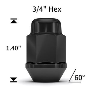 White Knight Wheel Nut 20 Piece 761707 for Hyundai Veloster