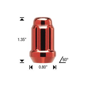White Knight Wheel Nut 20 Piece 763804 for Plymouth Fury
