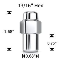 Chrome lug on sale nuts autozone