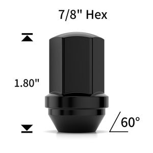White Knight Wheel Lug Nut WN23609BK-5 for Chevrolet Malibu