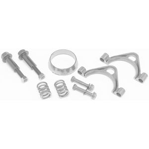 Walker Exhaust 0.43in Bare Steel Exhaust Flange Split 2 Piece image.