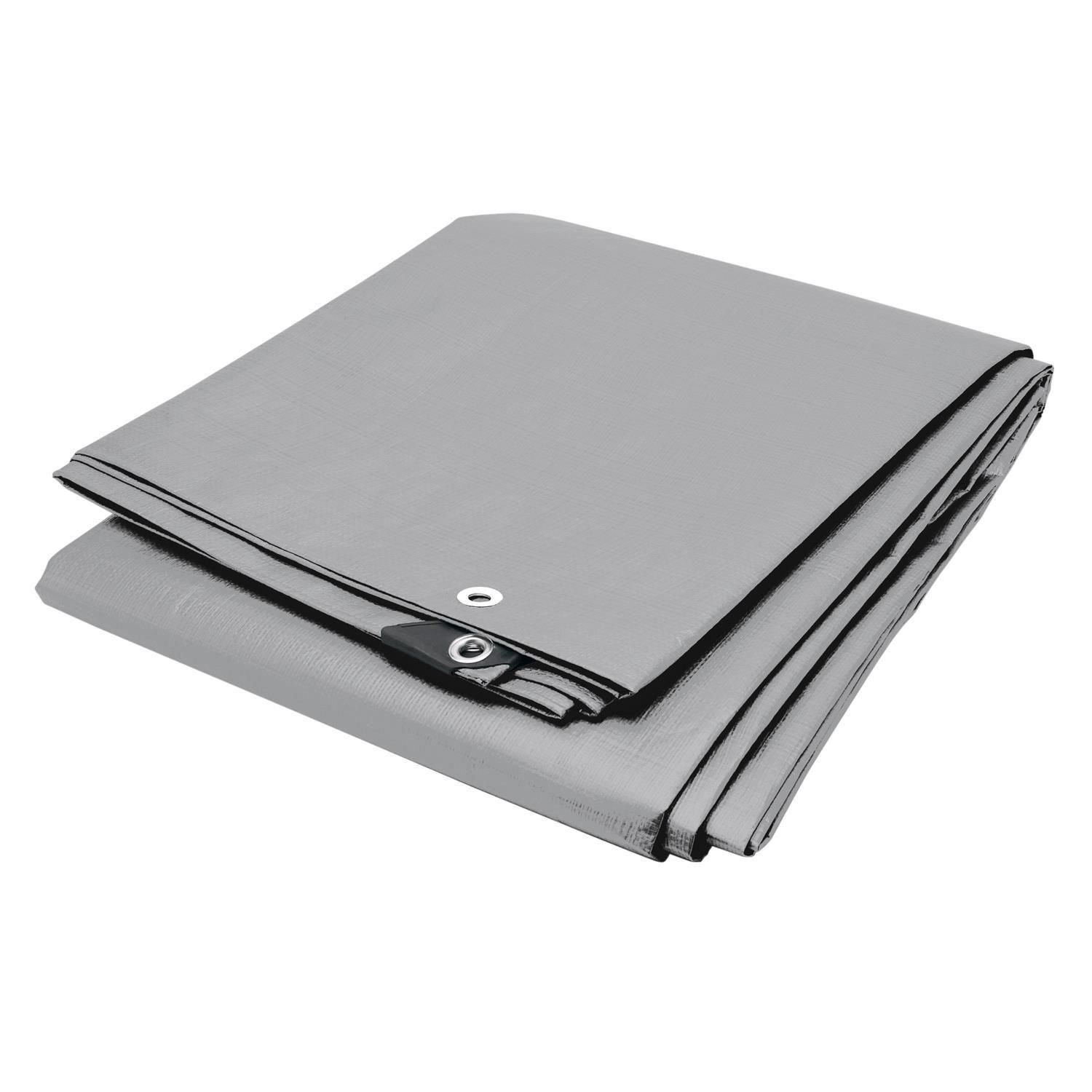 SureBilt Silver 10ft X 12ft Heavy Duty Tarp