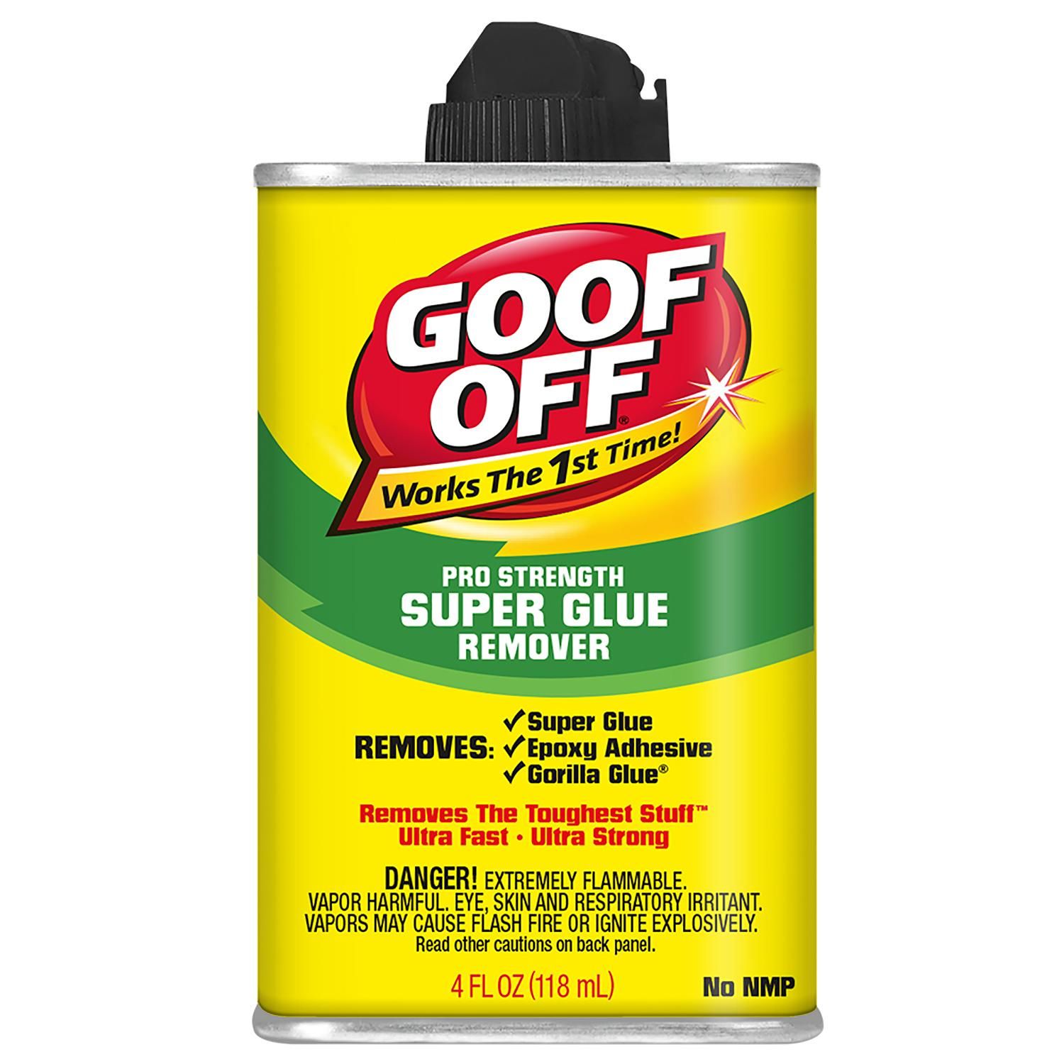 GoofOff Pro Strength Super Glue Remover