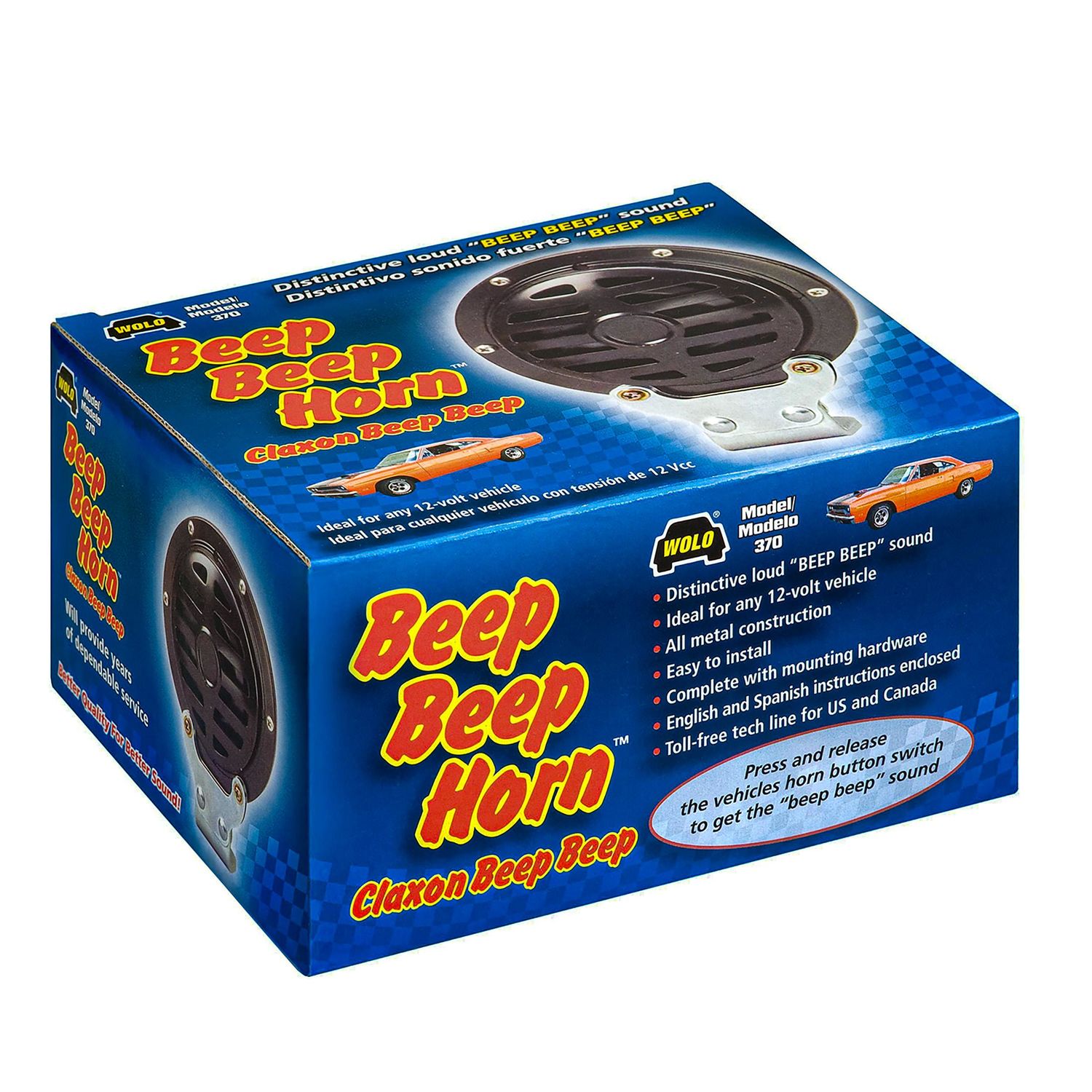 Wolo Black Beep Road Runner Horn