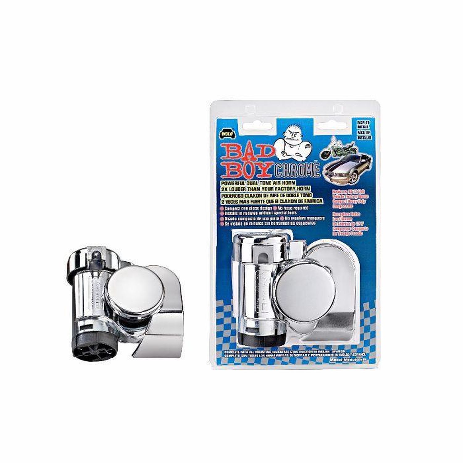 Wolo Chrome Bad Boy Air Horn