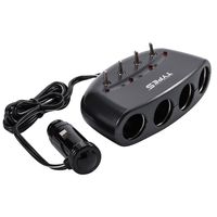 Road Proof 12 Volt Dual Socket Adapter with 2 USB Charging Ports