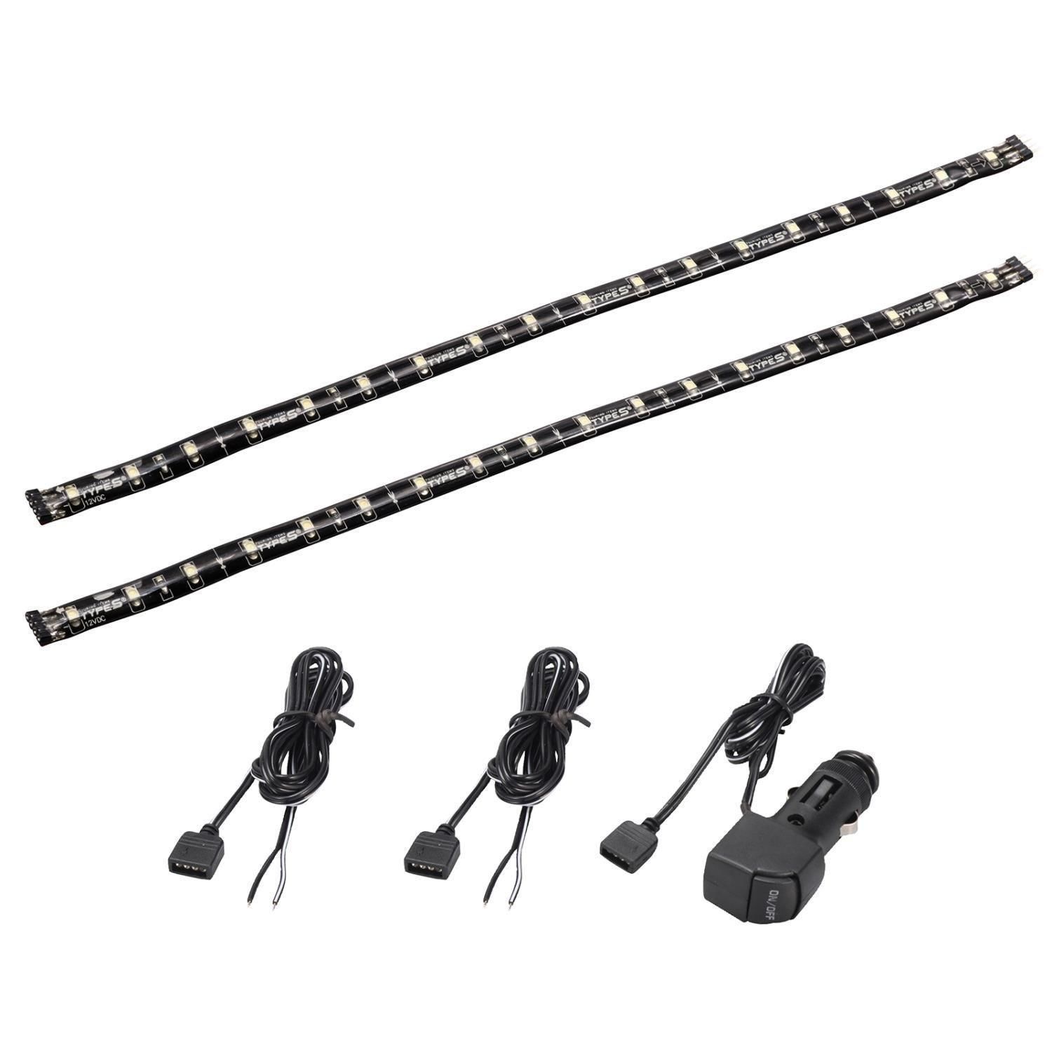 Type S Accessories White 24in Plug & Glow LED Kit