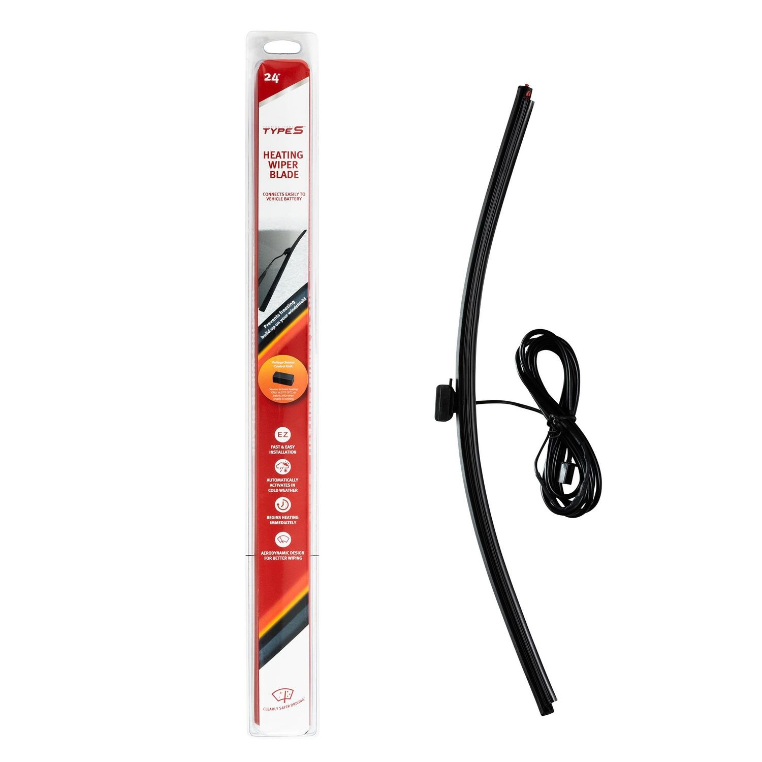 TypeS 24in Heated Beam Wiper Blade