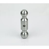 Weigh Safe 2in X 2 5/16in Stainless Steel Turnover Ball Hitch Combo Ball