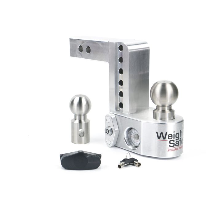Weigh Safe 6in Tongue Weighing Adjustable Ball Mount