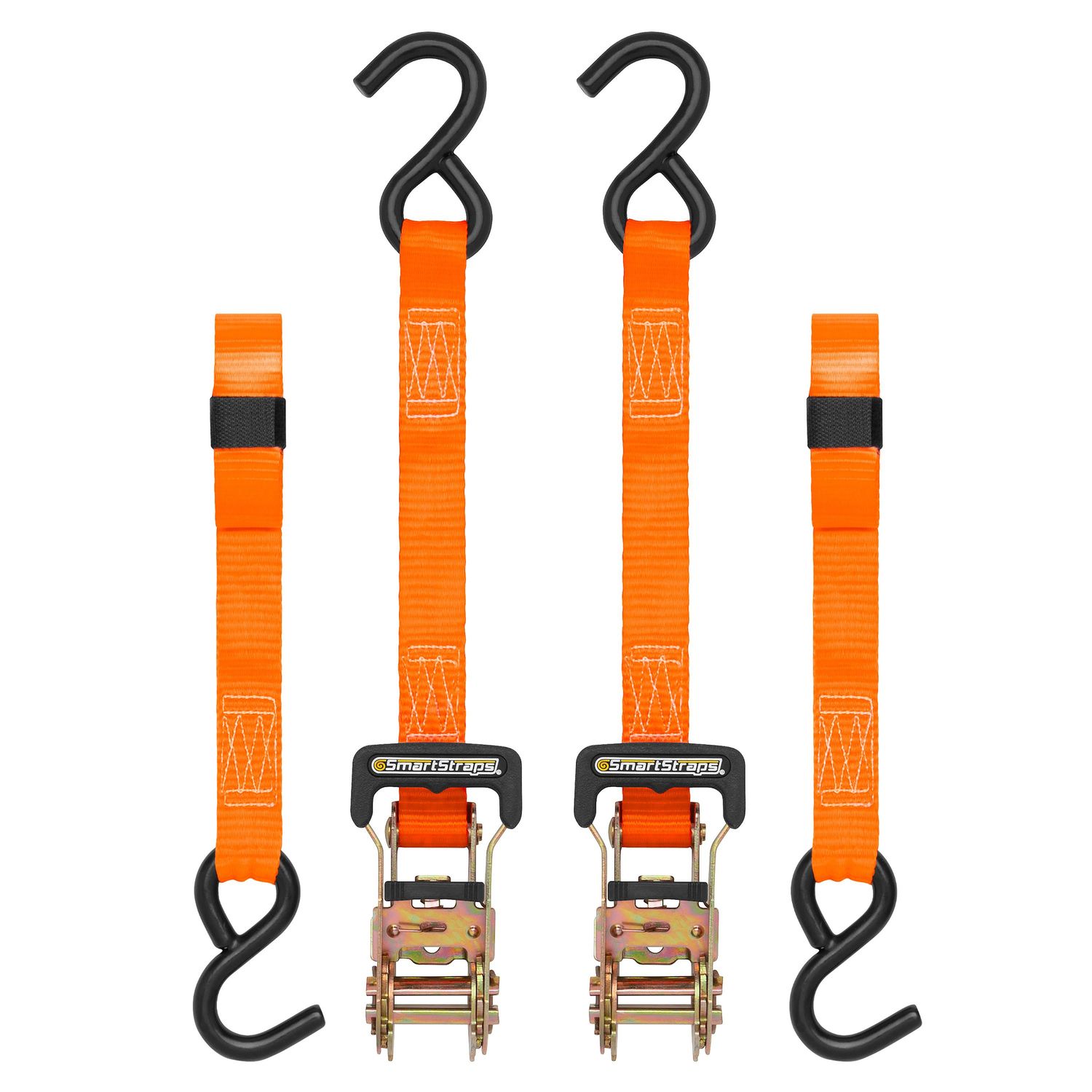 SmartStraps 10ft 3000lbs Padded Ratchet with Tie Down Stap