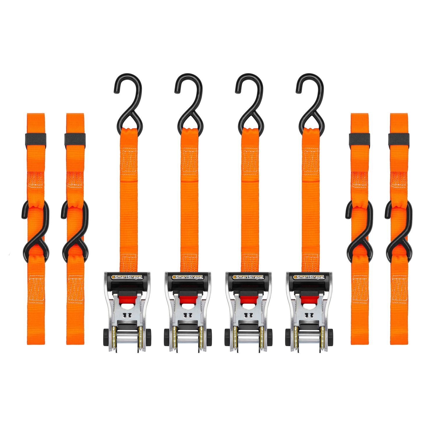 SmartStraps 14ft 3,000lbs Ratchet 4 Pack