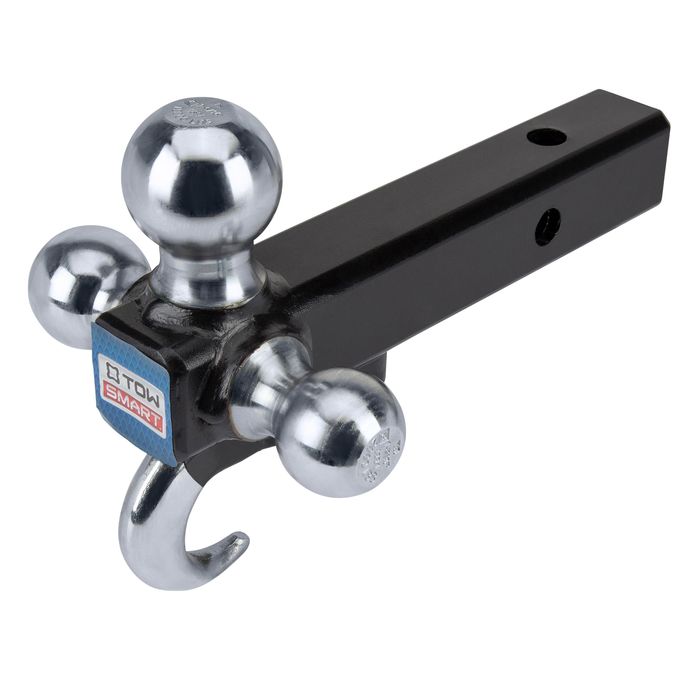 Triple Ball Mount /W Tow Hook 1-7/8, 2 & 2-5/16 Balls