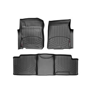 Weathertech FloorLiner DigitalFit Black Front and Rear Floor Mat Set ...