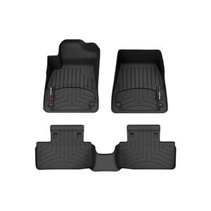 Weathertech FloorLiner DigitalFit Black Front and Rear Floor Mat Set ...