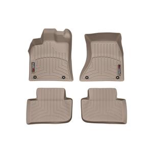 Weathertech FloorLiner DigitalFit Tan Front and Rear Floor Mat Set ...