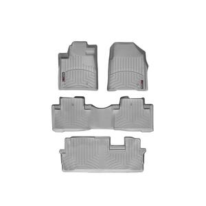 Weathertech FloorLiner DigitalFit Front, Rear and Third Row Floor Mat ...