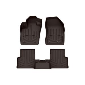 Weathertech FloorLiner HP Cocoa Front and Rear Floor Mat Set 47814-1-2IM