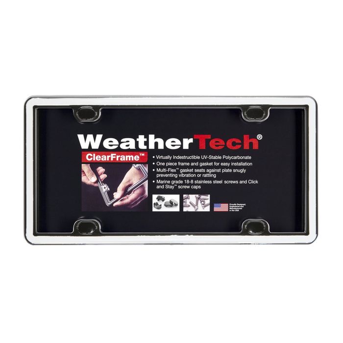 Weathertech White License Plate Frame