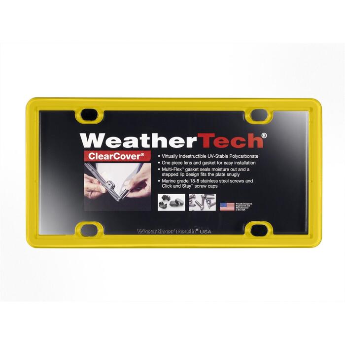 Weathertech Yellow License Plate Frame