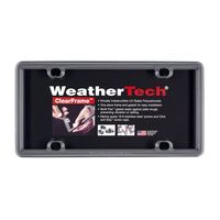 Cruiser Black Silicone License Plate Frame