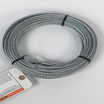 Warn 7/32in Diameter x 50ft Length Wire Rope for VRX 3500 and AXON 3500 ...