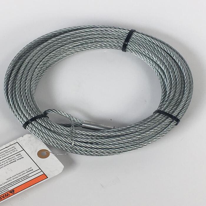 Warn 7/32in Diameter x 50ft Length Wire Rope for VRX 3500 and AXON 3500