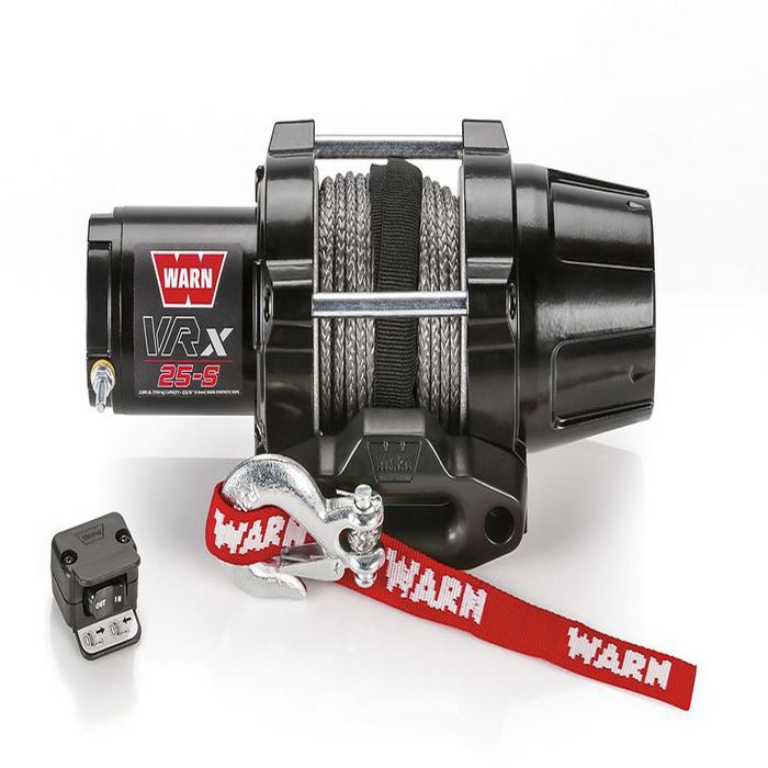 Warn 2,500lbs 50ft x 3/16ft Synthetic Rope 12 Volt Vehicle Mount Line ...