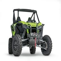 Warn Black Textured Steel, Design, Direct-Fit, Integrated Winch Moun