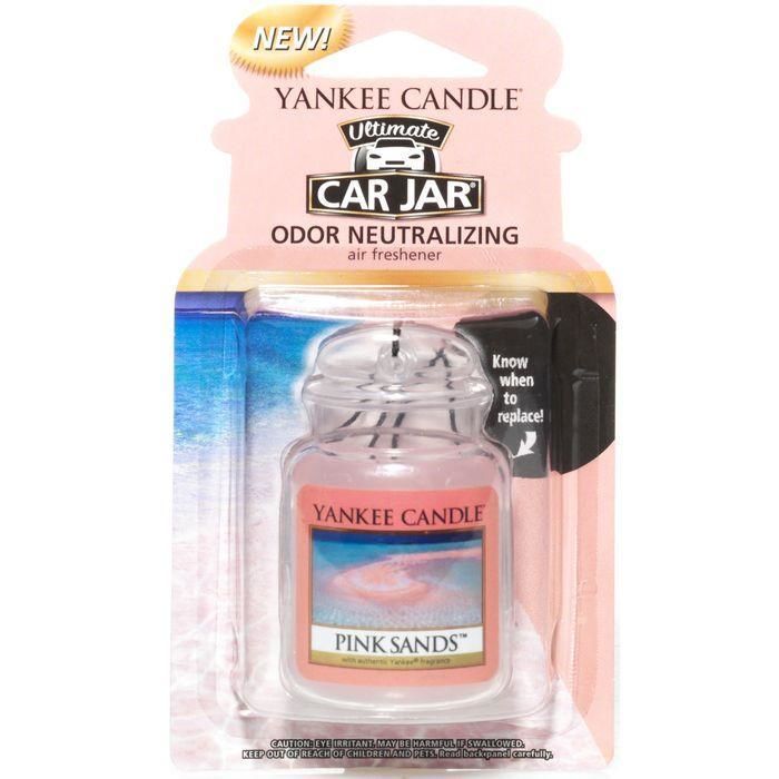  Yankee Candle Car Air Fresheners, Hanging Car Jar® Ultimate  MidSummer's Night® Scented, Neutralizes Odors Up To 30 Days : Automotive