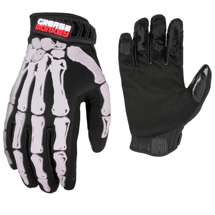 Grease Monkey Guantes Mecanicos Huesos Xtreme para Pantalla Tactil XL
