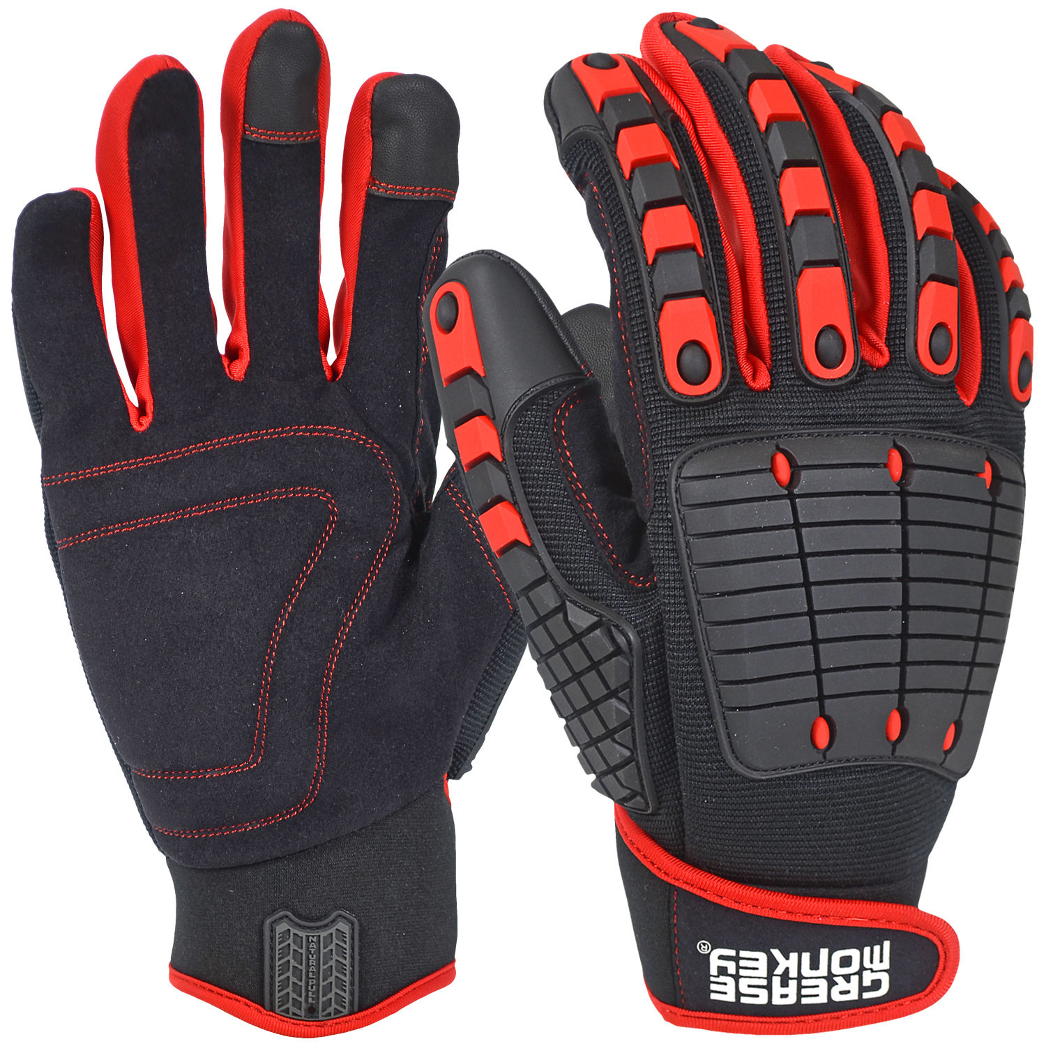 Grease Monkey Guantes tácticos resistentes a los impactos