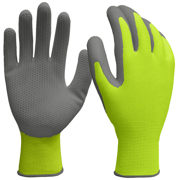 Grease Monkey Guantes con Recubrimiento de Latex, Tamano Mediano