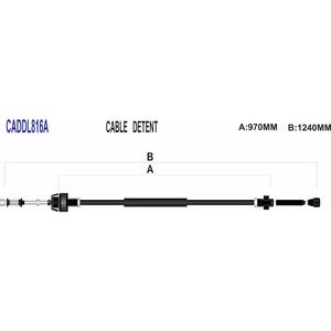 Cable De Arranque Estilo OE Cable De Sujeción De Transmisión TH700R4 / TH200-4R – Estilo OE, Referencia K77978, Fabricado En USA Cable TH700R4 TH200-4R