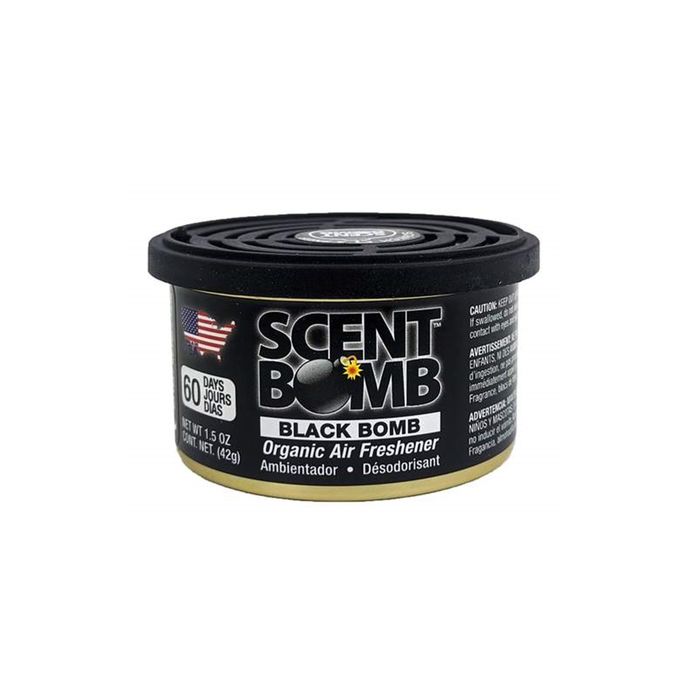 Scent Bomb Aromatizante Organico en Lata Negro