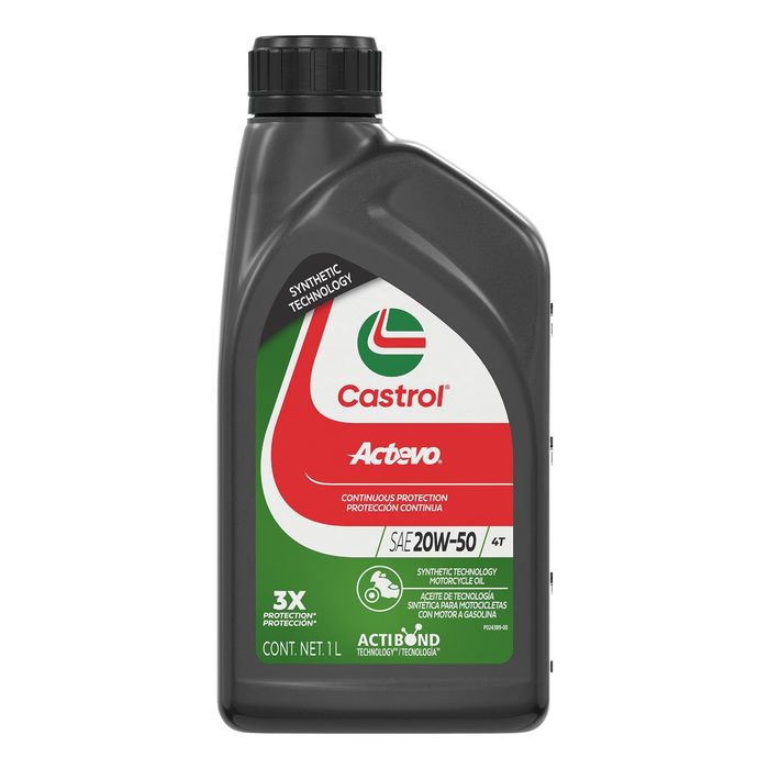 Aceite castrol moto 4 tiempos