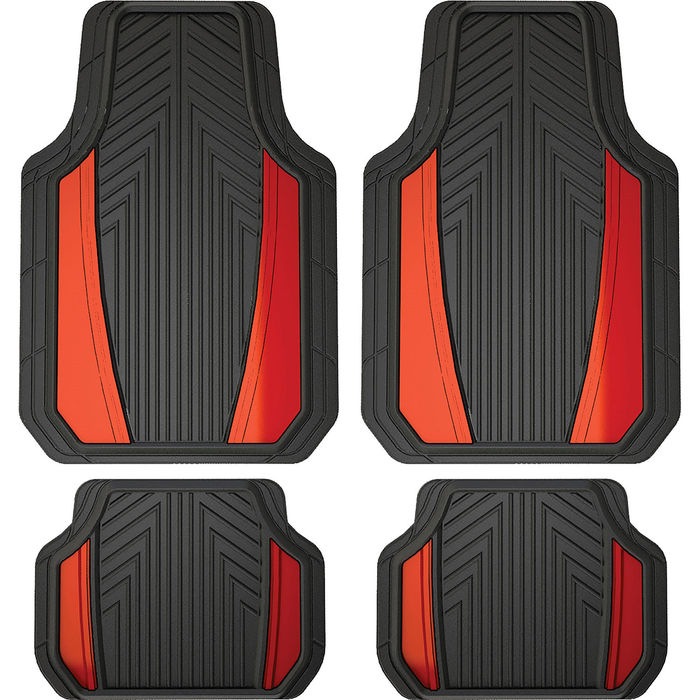 Tapetes Interiores para Carro Starprix Rojo 5 Piezas