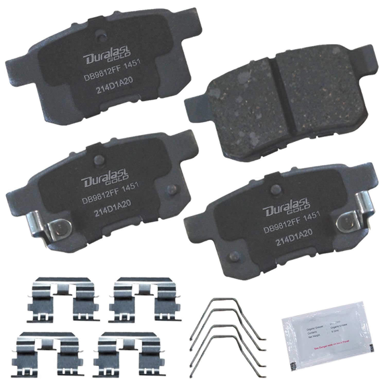 Balatas de Ceramica Duralast Gold DG1451