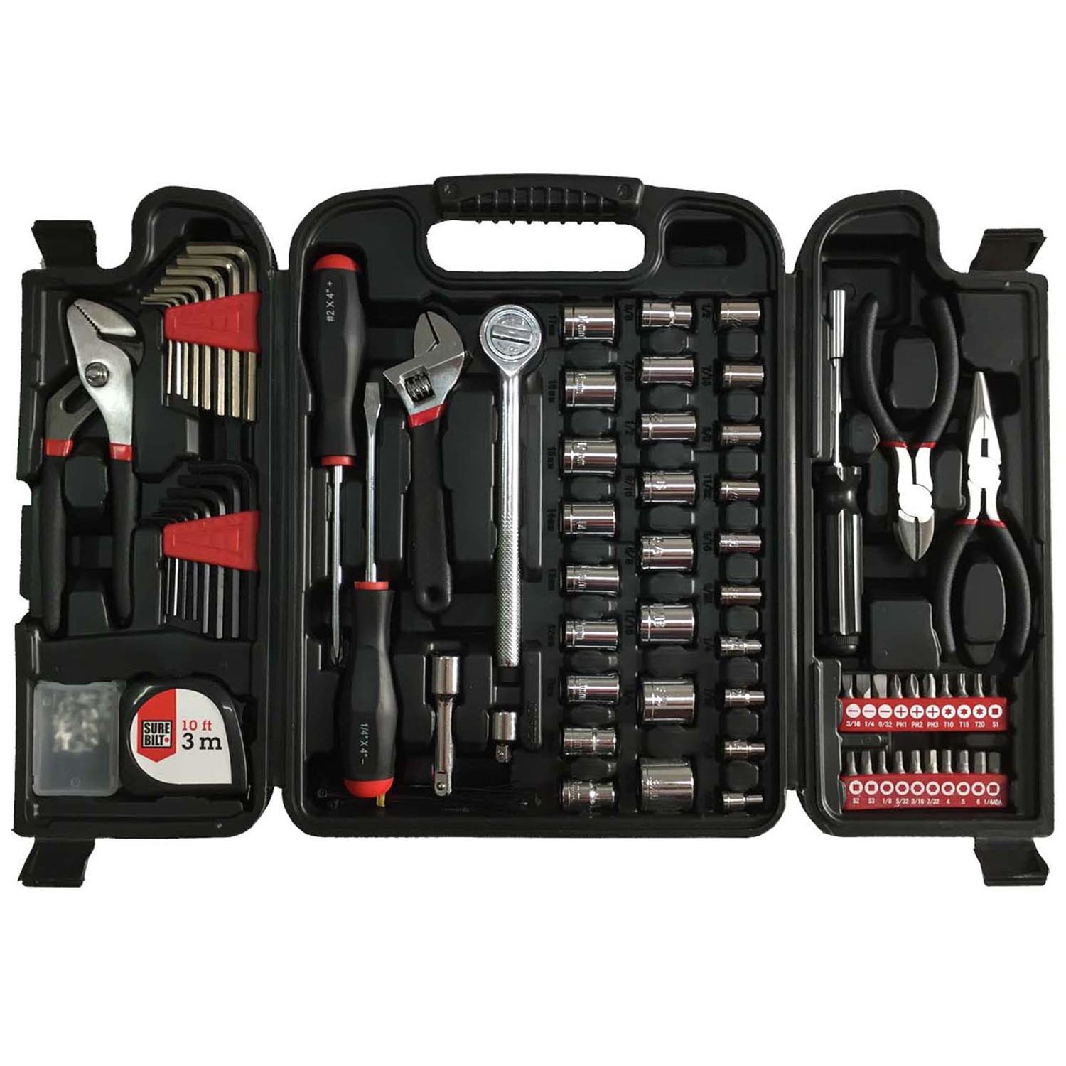 SureBilt Juego de herramientas combinadas, 120 piezas