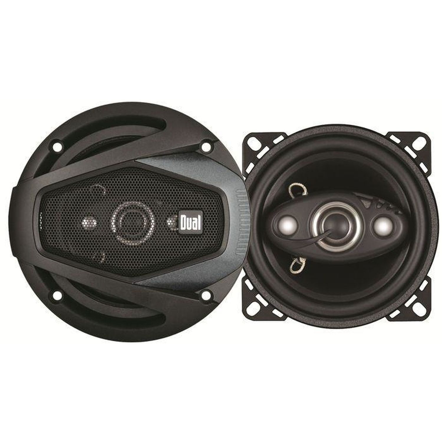 Dual Electronics Corp. Altavoces de 4 vías, 4 pulg.