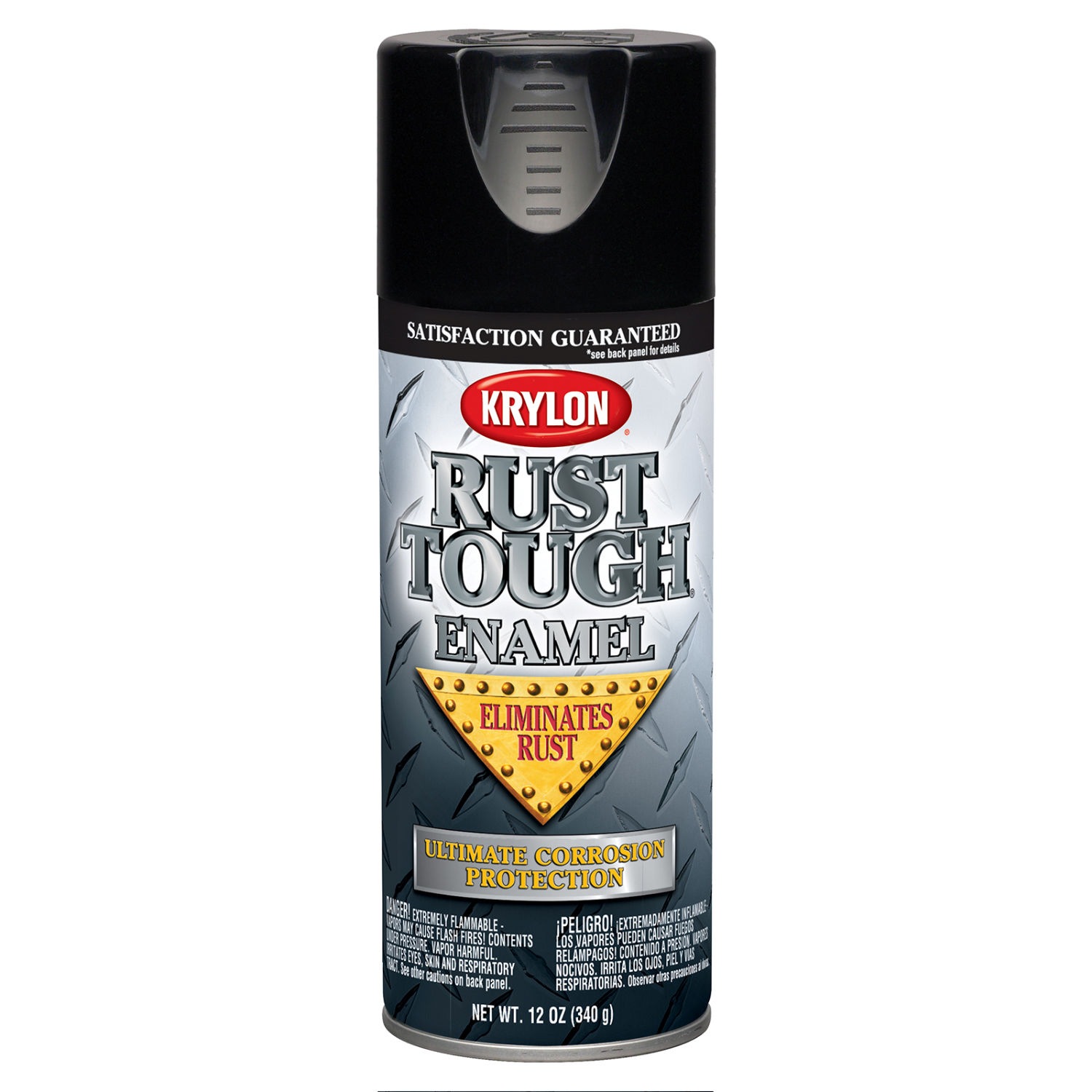 Krylon Pintura Esmalte Anticorrosiva Negro Brillante Rust Tough