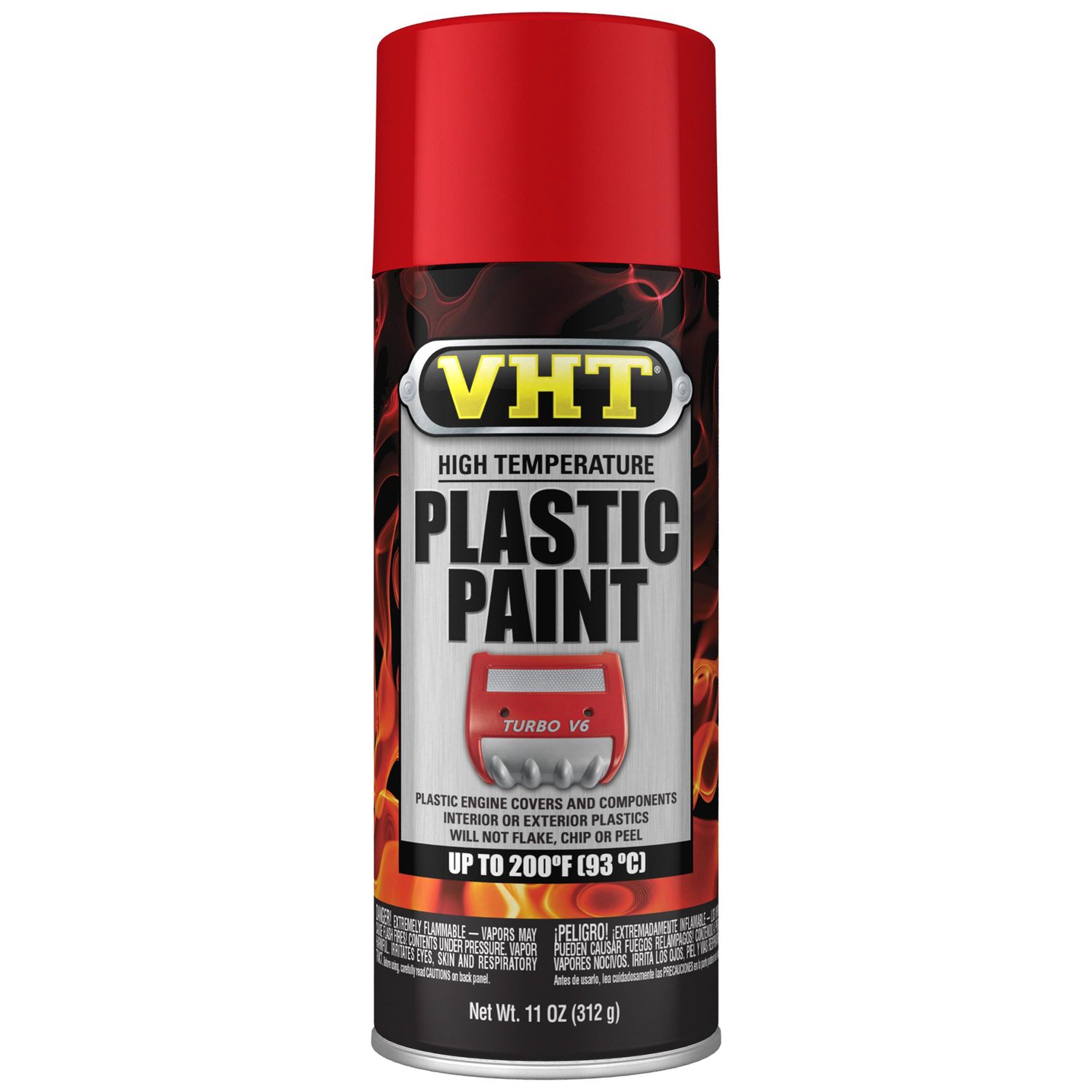 VHT Pintura para plástico de alta temperatura color rojo